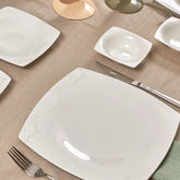 Karaca Fine Pearl Node 26-piece breakfast service square